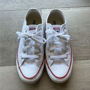Converse All-white Low Top Chucks Sneakers Classic Size 6
